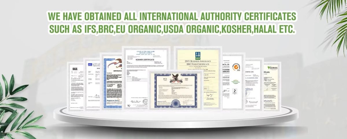 Moli Konjac Certification